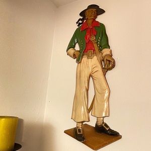 Hanging Metal Plaques Pirates Set Vintage Collectibles